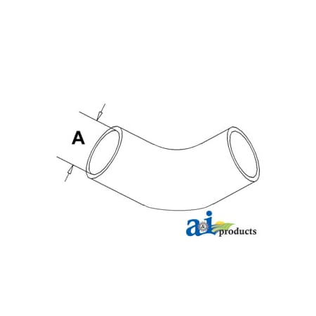 A & I Products Radiator Hose, Lower 7" x4" x4" A-131417C1